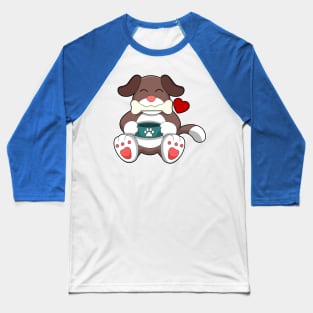 Dog with Bone Baseball T-Shirt